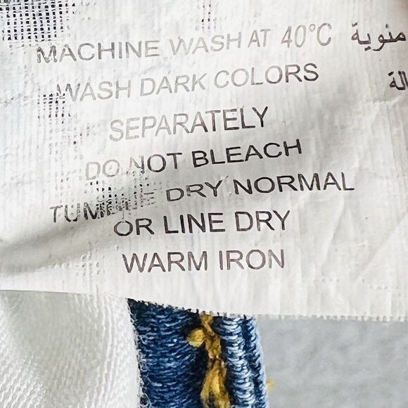 Nuon Jeans Womens 32 Blue Mid-Rise Zip ankle Denim Pant Preppy Casual - Picture 12 of 12